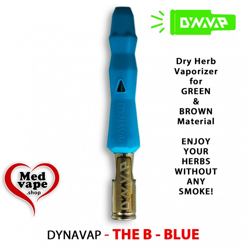 THE B - BLUE SILICONE - DYNAVAP MEDVAPE DRY HERB VAPORIZER