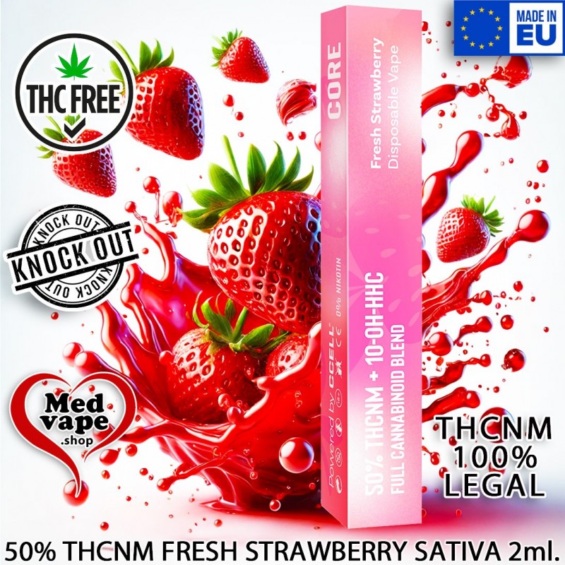 50% THCNM + 10-OH VAPE FRESH STRAWBERRY SATIVA 2ML THC-FREE CORE WEED CANNABIS WEED LEGAL THC MEDVAPE 50% THCNM + 10-OH VAPE FRESH STRAWBERRY SATIVA 2ML THC-FREE CORE WEED CANNABIS WEED LEGAL THC MEDVAPE